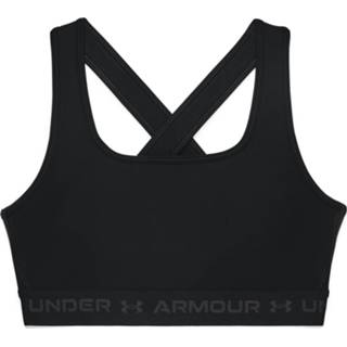 👉 Sport BH vrouwen XL grijs Under Armour - Women's Crossback Mid Bra Sportbeha maat XL, 194513954094