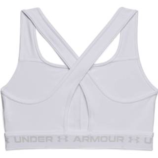 👉 Wit grijs LG active UA Crossback Mid Bra-Wit/Halo