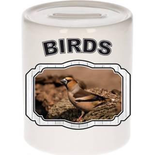 👉 Spaarpot active kinderen Dieren appelvink vogel - birds/ vogels spaarpotten 9 cm