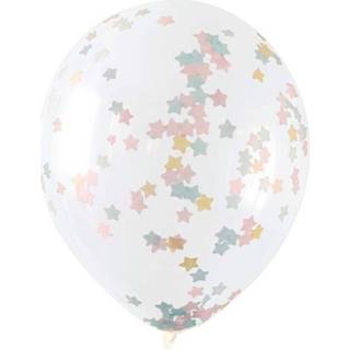 👉 Ballon active baby's Mooie confetti ballonnen babyshower sterren 5 stuks 40cm