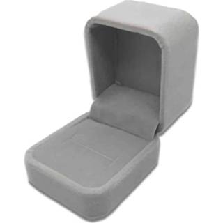 👉 Verpakking grijs active 3 stuks prachtige sieraden geschenkdoos, specificatie: 7x7cm (flanel grijs)