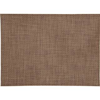 👉 Placemat active bruin 8x Placemats jute geweven/gevlochten 45 x 30 cm