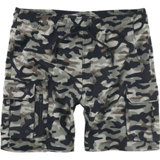 👉 Korte broek zwart mannen m camouflage Black Premium by EMP - swim shorts with pattern and pockets 4060587957322