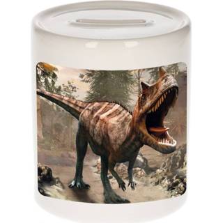 👉 Dinosaurus One Size meerkleurig jongens meisjes Dieren carnotaurus foto spaarpot 9 cm en - Cadeau spaarpotten dinosaurussen liefhebber 8720276879927