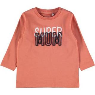 👉 Name it Shirt met lange mouwen NBMDIRONNE Apricot Brandy