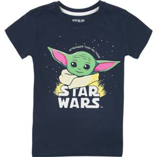 Star Wars - The mandalorian baby Yoda Grogu T-shirt Unisex blauw donkerblauw mannen baby's Shirt blauw unisex donkerblauw mannen baby's Star Wars - The Mandalorian Baby Yoda Grogu T-shirt 8718526335989