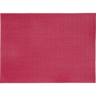 👉 Placemat active rood 12x Placemats geweven/gevlochten 45 x 30 cm