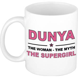 👉 Beker vrouwen Dunya The woman, myth supergirl cadeau koffie mok / thee 300 ml