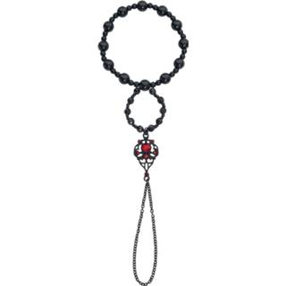 👉 Armband zwart vrouwen hoofdmateriaa staal Gothicana by EMP - Dark Passion 4064854208612