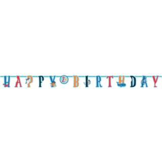 👉 Slinger karton multikleur Amscan Ahoy Happy Birthday 300 Cm 192937014370