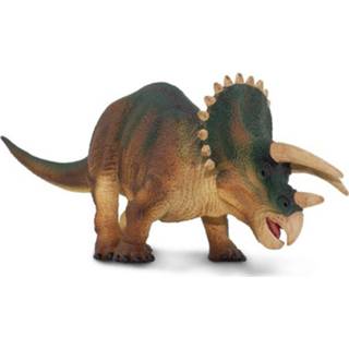👉 Dinosaurus bruin kunststof Safari Speeldier Triceratops Junior 20,5 Cm 95866284503