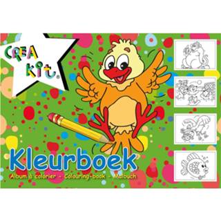 👉 Kleurboek papier Pakket Van 2x Stuks A4 Dieren Kleurplaten - 24 Vellen Kleurboeken 8720276124409