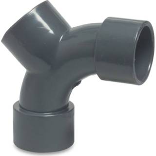 👉 Lijmmof grijs active Y-Bocht PVC-U 63 mm 16 bar 4019305032452