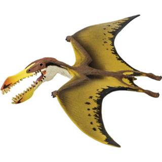 👉 Dinosaurus geel bruin rubber Safari Pterosaurier Junior 10 Cm Geel/bruin 95866299705