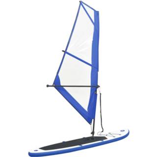 👉 Paddleboard PVC blauw Vidaxl Stand-up Opblaasbaar 8719883769783