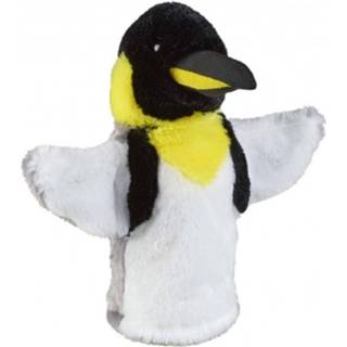 👉 Handpop pluche multikleur Gekleurde Pinguin Knuffel 26 Cm - Pooldieren Vogels Handpoppen Knuffeldieren 8720147824568