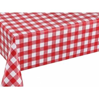 👉 Tafelkleed rood wit kunststof Buiten Tafelkleed/tafelzeil Boeren Ruit Rood/wit 140 X 250 Cm Rechthoekig - Tuintafelkleed Tafeldecoratie Met Ruitjes 8720147617139