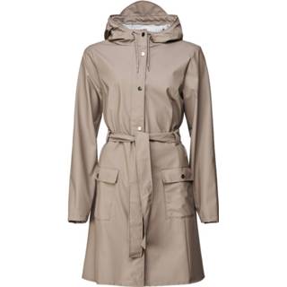 👉 Regenjas active vrouwen Rains Dames Curve Jacket Taupe