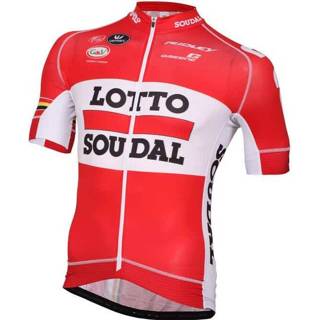 👉 Fietsshirt l active mannen LOTTO SOUDAL PRR 2016 met korte mouwen, voor heren 5420063747769