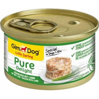 👉 Gimdog Little Darling Pure Delight 85 g - Hondenvoer - Kip&Rund