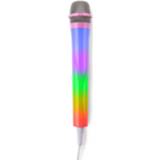 Karaoke microfoon roze active Fenton KMD55P met gekleurde LED's - 8715693319095