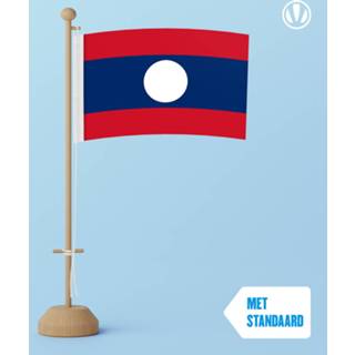 👉 Tafelvlag active Laos 10x15cm | met standaard 7424950625619