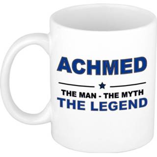 👉 Beker mannen Achmed The man, myth legend cadeau koffie mok / thee 300 ml