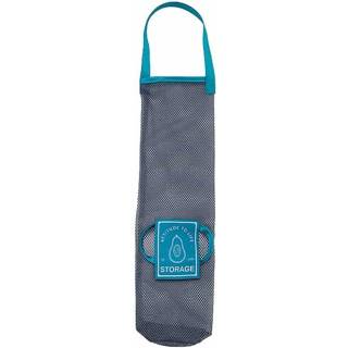 👉 Opbergtas blauw klein active 3 STUKS multifunctionele mesh tas draagbare en hangende voor fruit groente, kleur: (klein)