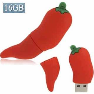 👉 Rood active Hot Pepper Shape 16GB USB Flash Disk (rood) 6922830034434