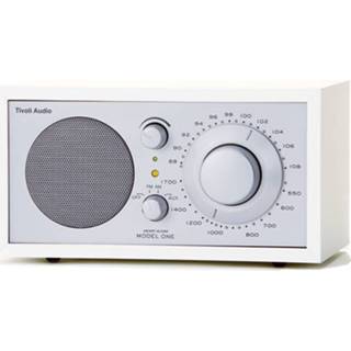 👉 Draagbare radio wit zilver active Tivoli Audio Model One White / Silver