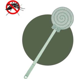 👉 Vliegenmepper groen plastic active 5 stuks zomer vliegenvanger, stijl: lollipop patroon (groen)