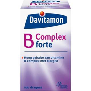 👉 Dragee active Davitamon B Complex Forte 100 dragees 8710537003710