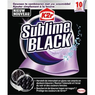 👉 Zwart active 12x K2R Sublime Black 10 stuks 5412530860460