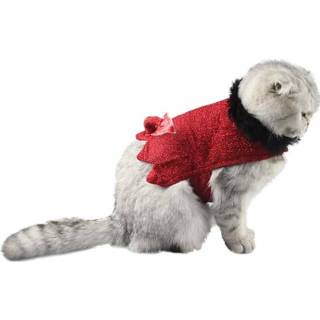 Mantel m active mannen Pet Costume Holiday Warm Halloween Shiny Little Devil Tail Mantel, Maat: