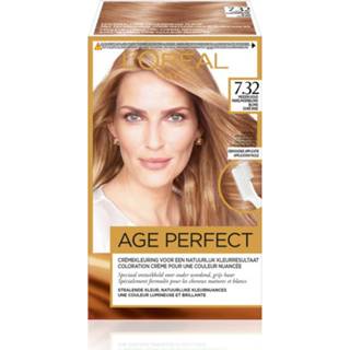 👉 Goud active L'Oréal Excellence Age Perfect 7.32 Midden Parelmoerblond 3600522864820