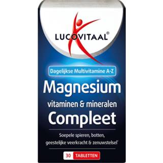 👉 Magnesium active 3x Lucovitaal Vitamine en Mineralen Compleet 30 tabletten 6019938193191