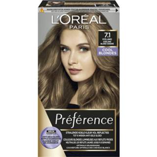 👉 Haarkleuring active L'Oréal Preference 7.1 Iceland - Cool Blondes 3600523947836