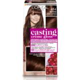 👉 Dag crème active 6x L'Oréal Casting Gloss Haarkleuring 454 Brownie - Mahonie Koperbruin 3600523840878
