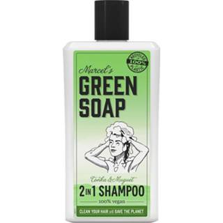 👉 Shampoo donkergroen active 6x Marcel's Green Soap 2-in-1 Tonka&Muguet 500 ml 8719325558043