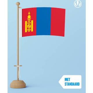 👉 Tafelvlag active Mongolie 10x15cm | met standaard 7424954262292