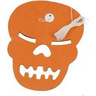 Slinger oranje papier active Skull Halloween 3m 7424949427408