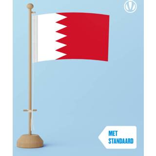 👉 Tafelvlag active Bahrein 10x15cm | met standaard 7424951767769