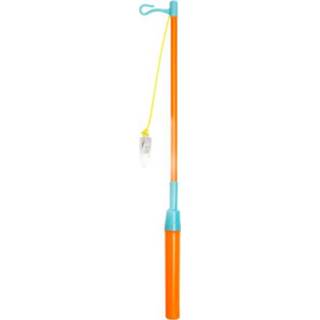 👉 Elektrische Lampionstok Oranje-Blauw 39cm