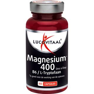 👉 3x Lucovitaal Magnesium 400 L-Tryptofaan 60 capsules