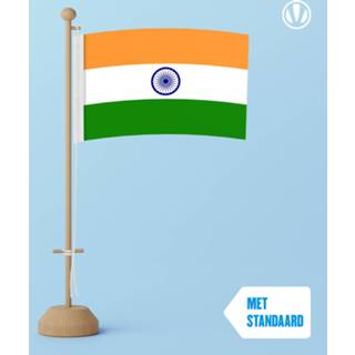 👉 Tafelvlag active India 10x15cm | met standaard 7424949895856