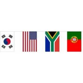 👉 Vlaggenlijn active 32 Internationale vlaggen - 20 meter | 30x45cm 7424950243226
