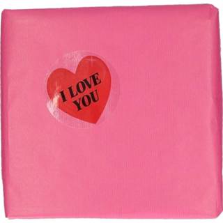Active Kadoverpakking sticker hart I Love You 9 cm