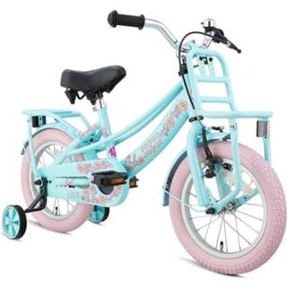 👉 Kinderfiets roze groen Remnaaf i.c.m. V-Brake meisjes active kinderen Supersuper Lola mint 14