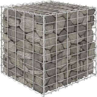 👉 Plantenbak active Gabion verhoogd kubus 50x50x50 cm staaldraad 8719883734781