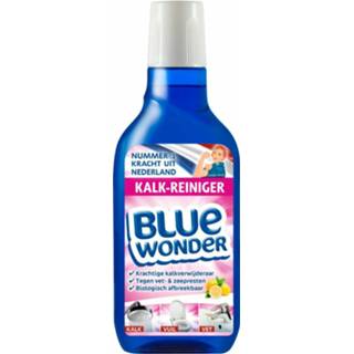 👉 Kalkreiniger blauw active Blue Wonder 750 ml 8712038000014